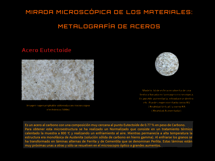 Mirada microscópica de los materiales:metalografía de aceros
