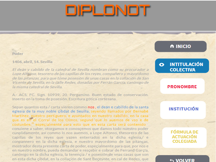DIPLONOT: Una herramienta para el análisis de la documentación notarial